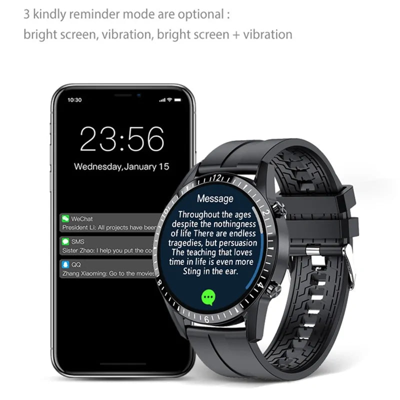 ZenWatch Waterproof Smartwatch Health Monitor