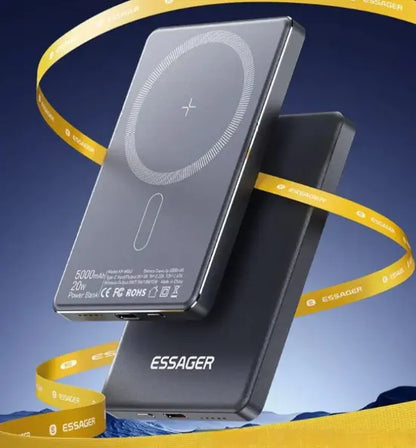 Ultra-Thin Magnetic Wireless Power Bank 10000mAh
